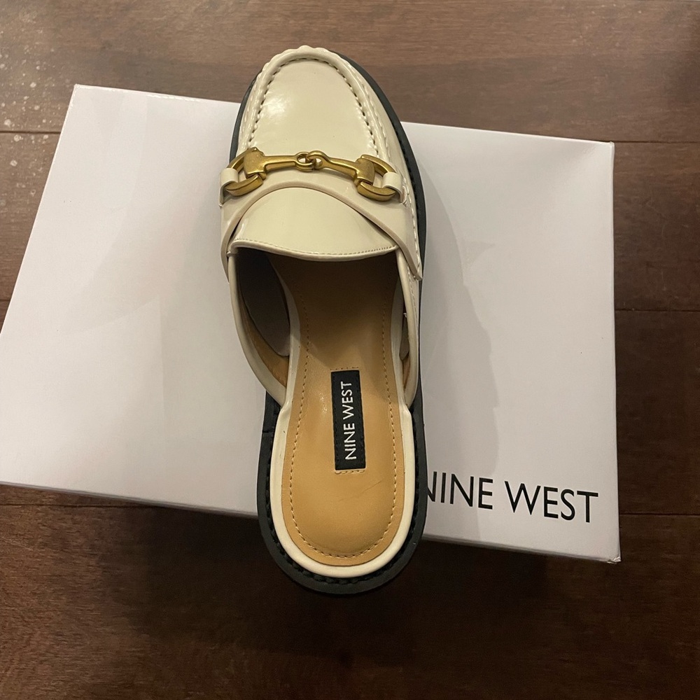 Nine West Duntal Lugsole Loafer Mules